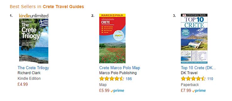 No 1 for Crete Trilogy